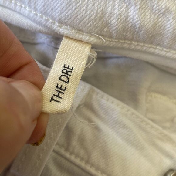 Rag & Bone Womens Aged Bright White The Dre Slim Boyfriend Stretch Jean Sz 26 - Picture 12 of 16